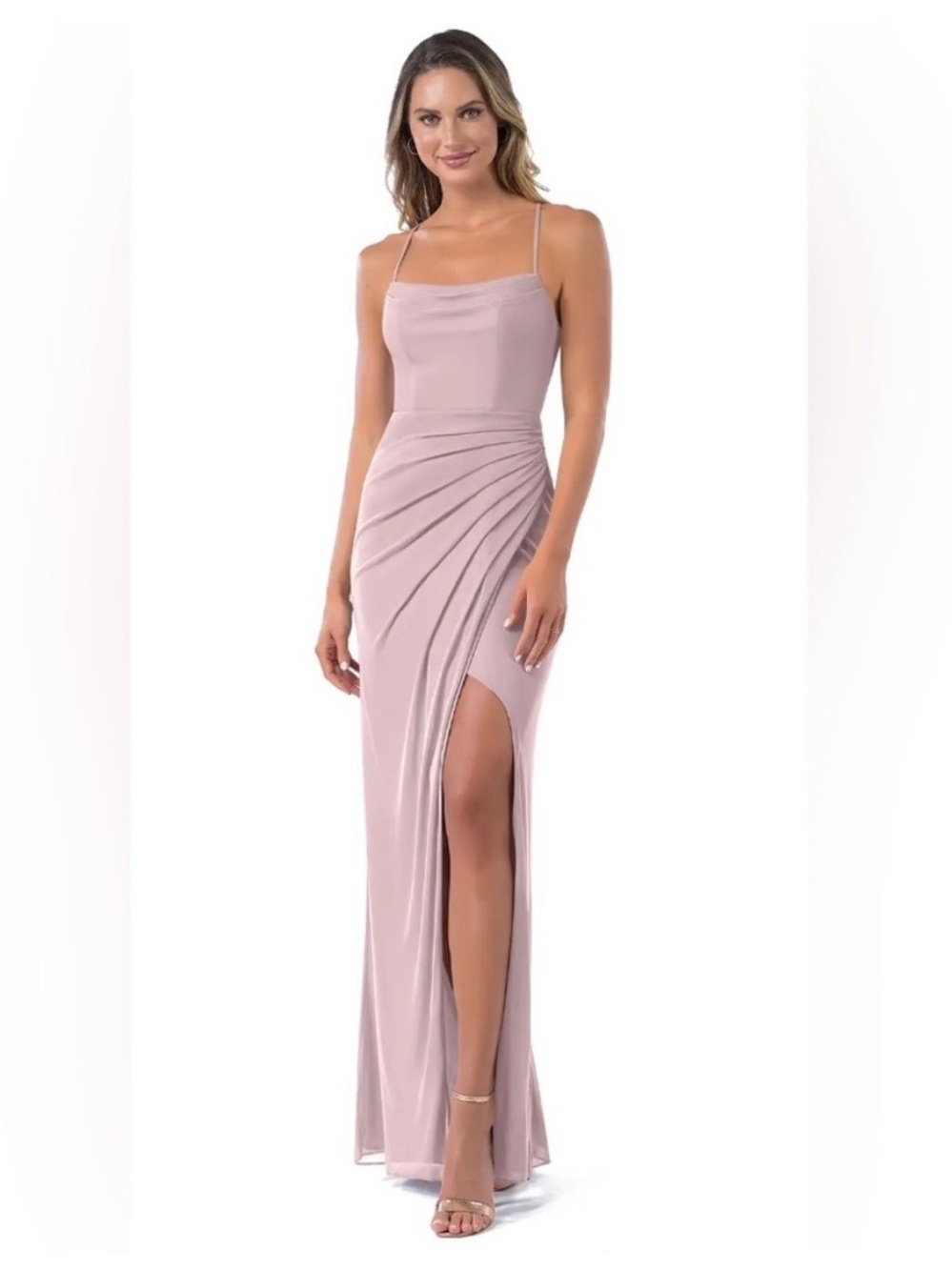 Azazie Kalea Dress in Vintage Mauve
